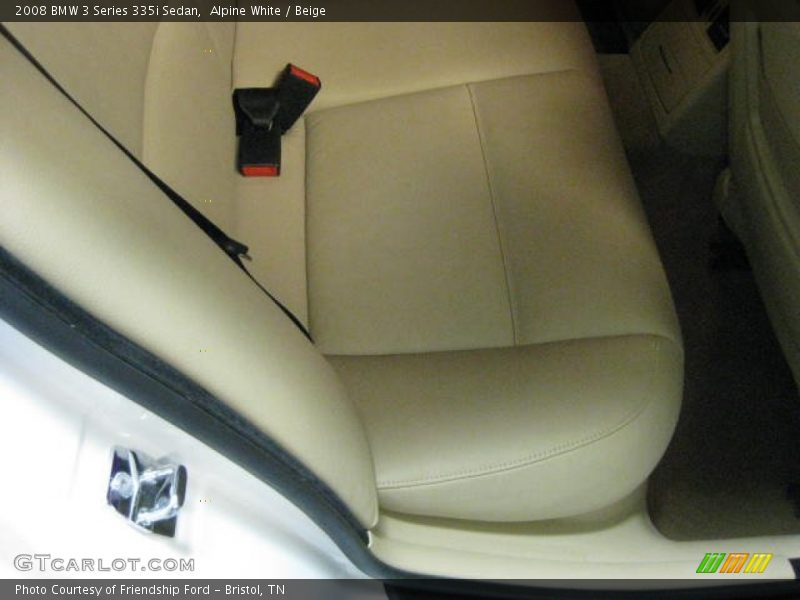 Alpine White / Beige 2008 BMW 3 Series 335i Sedan