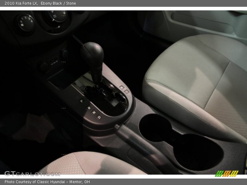 Ebony Black / Stone 2010 Kia Forte LX