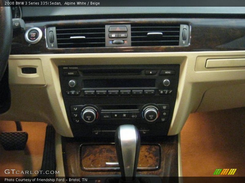 Alpine White / Beige 2008 BMW 3 Series 335i Sedan