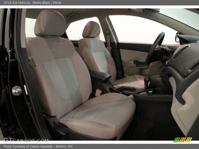 Ebony Black / Stone 2010 Kia Forte LX
