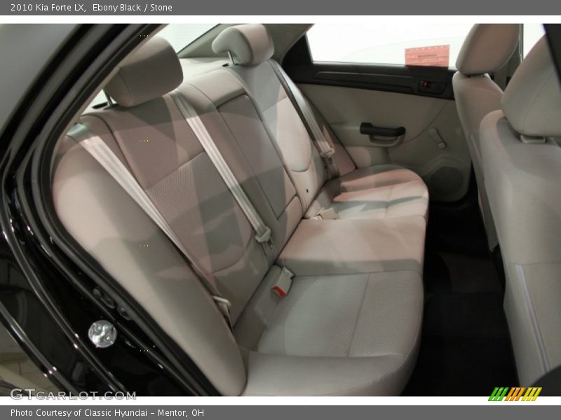 Rear Seat of 2010 Forte LX