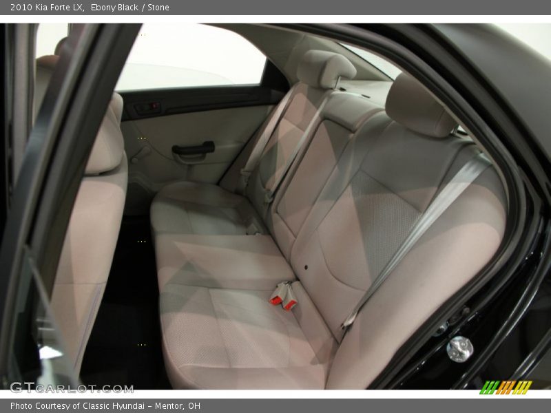 Ebony Black / Stone 2010 Kia Forte LX