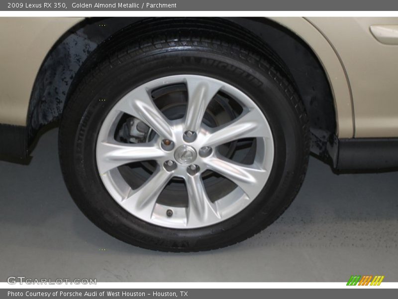 Golden Almond Metallic / Parchment 2009 Lexus RX 350