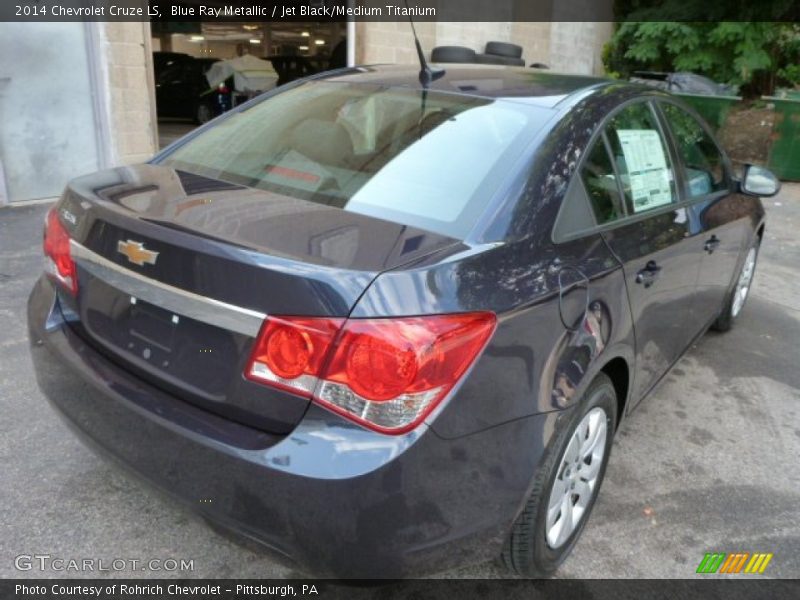 Blue Ray Metallic / Jet Black/Medium Titanium 2014 Chevrolet Cruze LS
