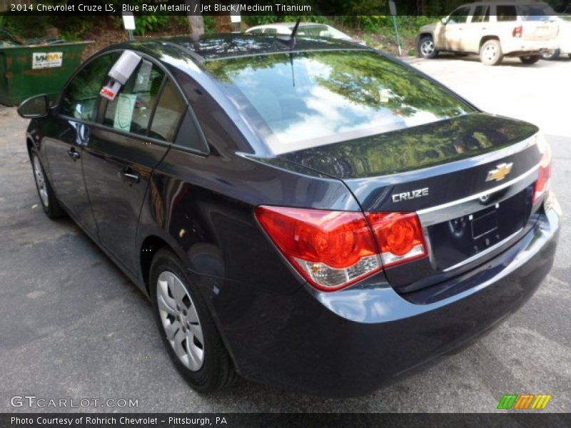 Blue Ray Metallic / Jet Black/Medium Titanium 2014 Chevrolet Cruze LS