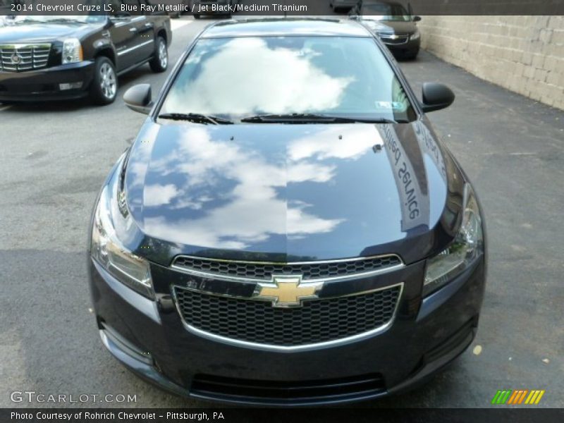 Blue Ray Metallic / Jet Black/Medium Titanium 2014 Chevrolet Cruze LS