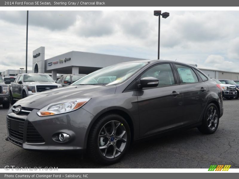 Sterling Gray / Charcoal Black 2014 Ford Focus SE Sedan