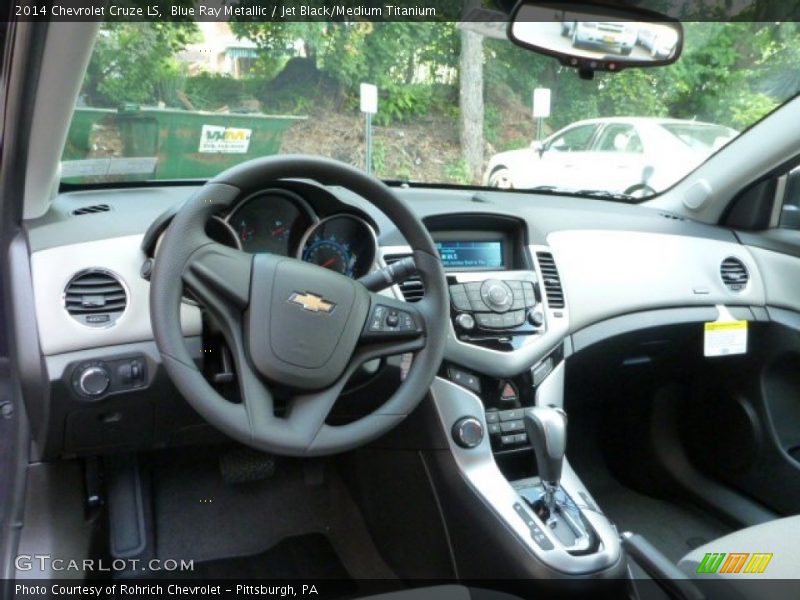 Blue Ray Metallic / Jet Black/Medium Titanium 2014 Chevrolet Cruze LS