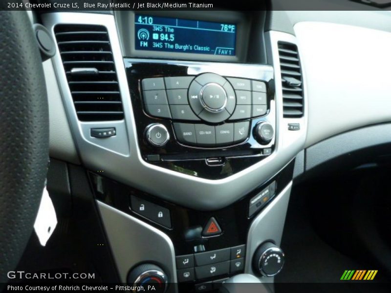 Blue Ray Metallic / Jet Black/Medium Titanium 2014 Chevrolet Cruze LS