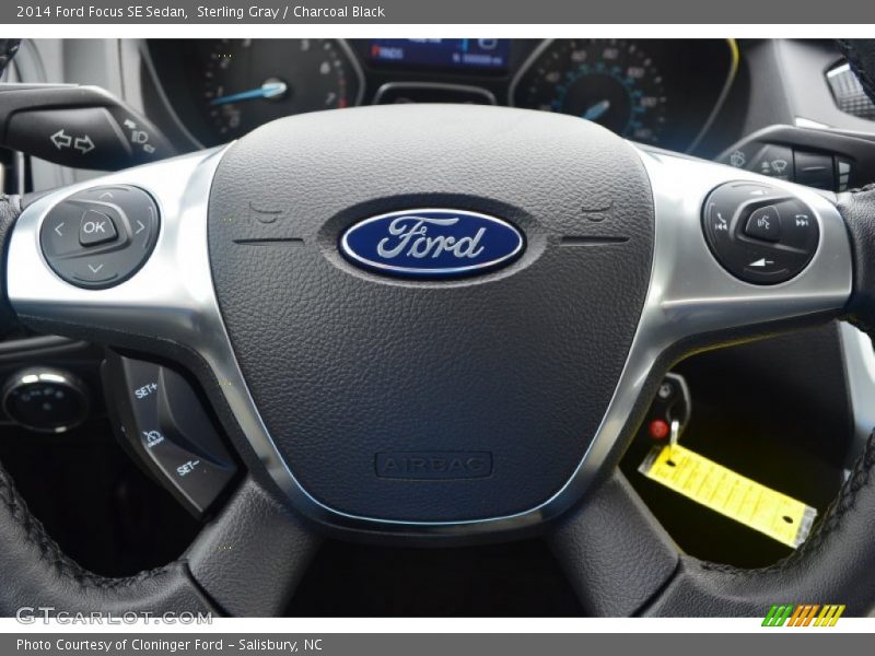 Sterling Gray / Charcoal Black 2014 Ford Focus SE Sedan