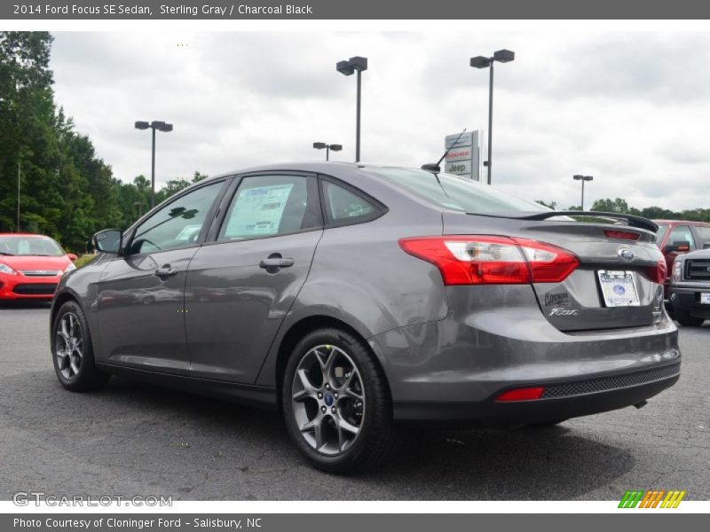 Sterling Gray / Charcoal Black 2014 Ford Focus SE Sedan