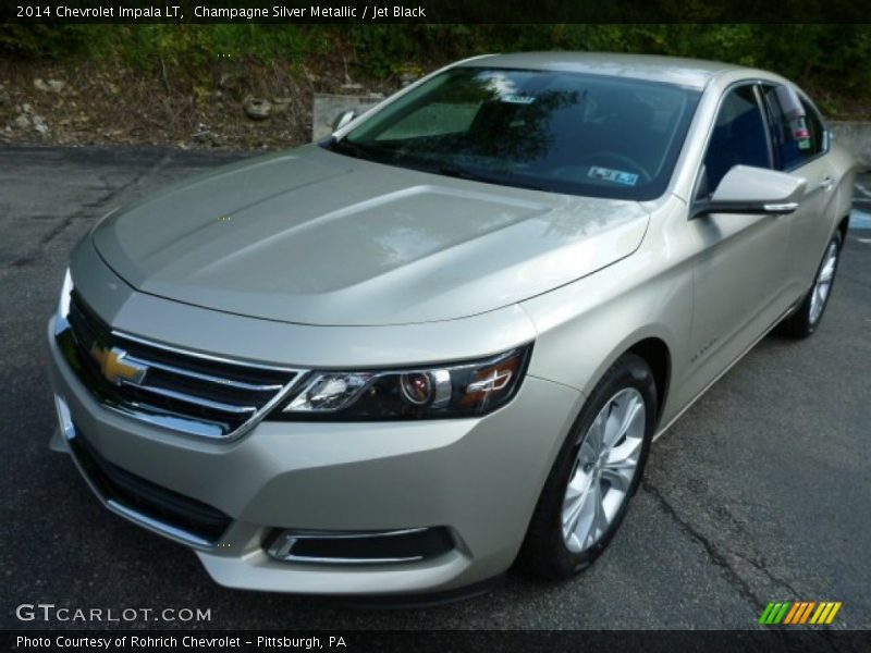 Champagne Silver Metallic / Jet Black 2014 Chevrolet Impala LT