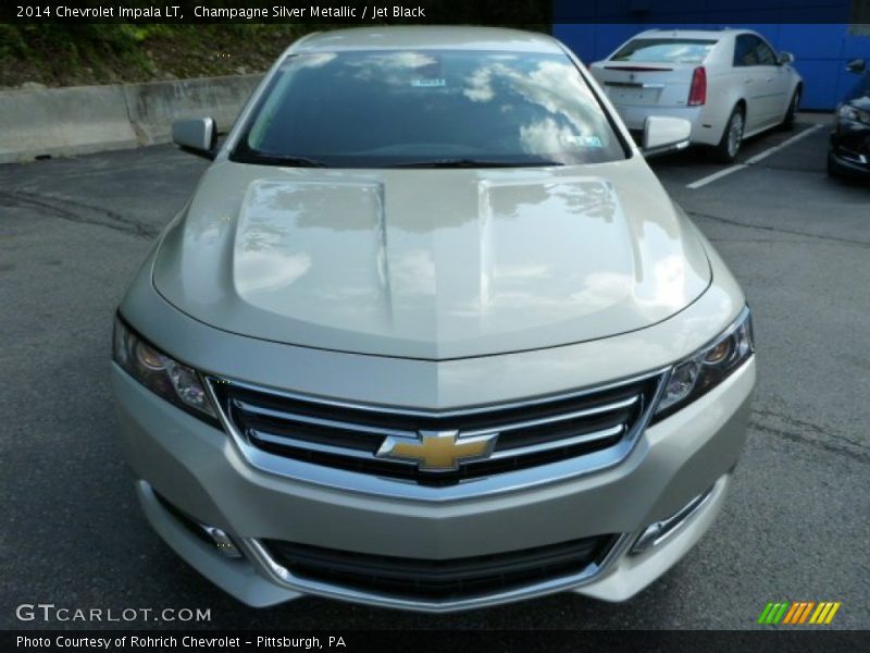 Champagne Silver Metallic / Jet Black 2014 Chevrolet Impala LT