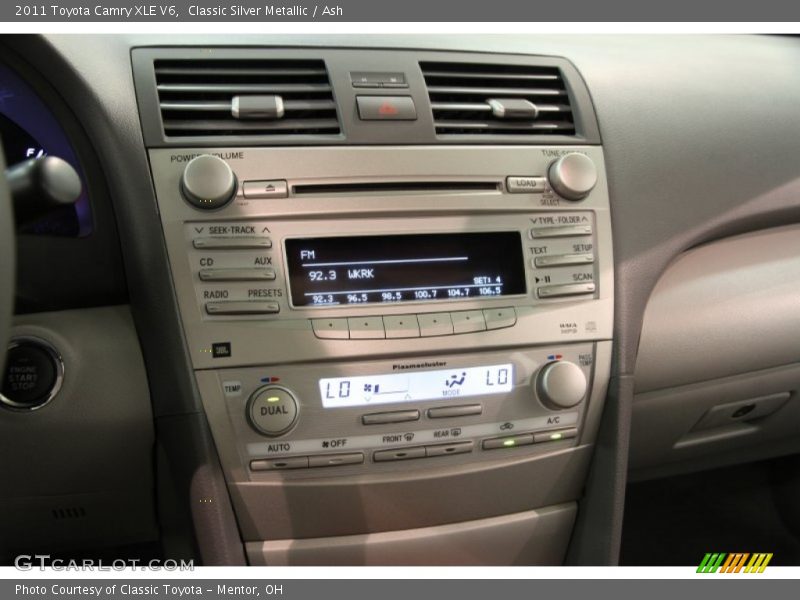 Classic Silver Metallic / Ash 2011 Toyota Camry XLE V6