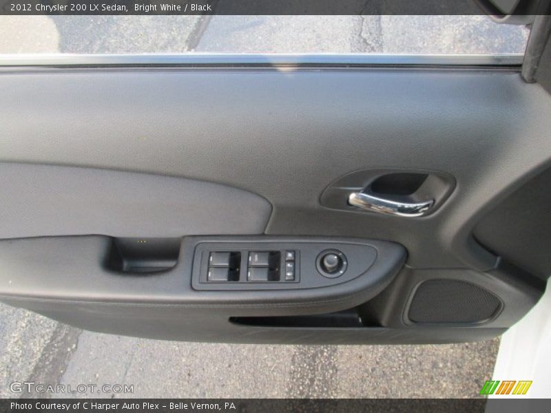 Bright White / Black 2012 Chrysler 200 LX Sedan