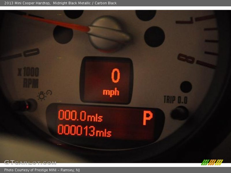 Midnight Black Metallic / Carbon Black 2013 Mini Cooper Hardtop