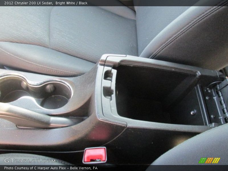 Bright White / Black 2012 Chrysler 200 LX Sedan