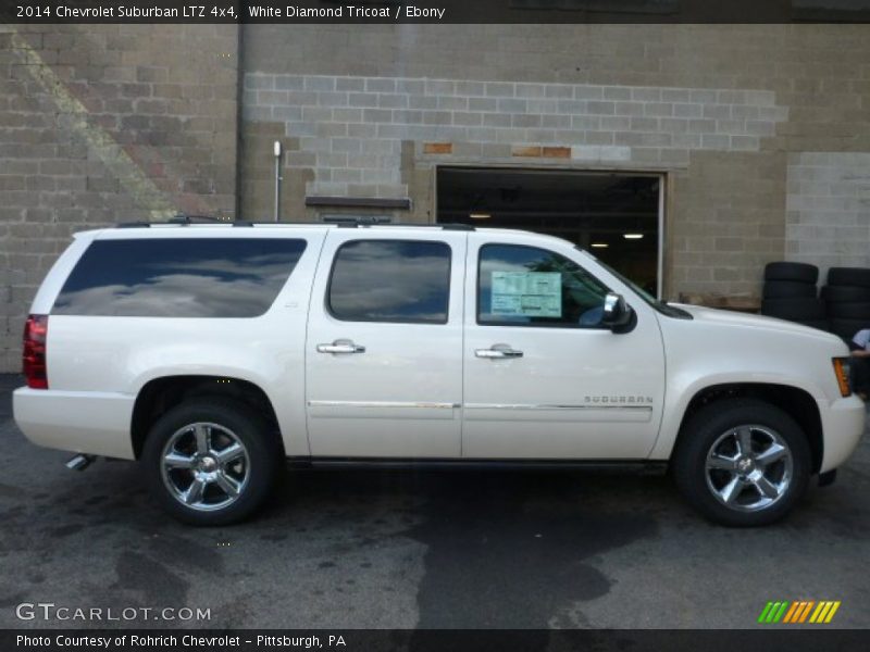  2014 Suburban LTZ 4x4 White Diamond Tricoat