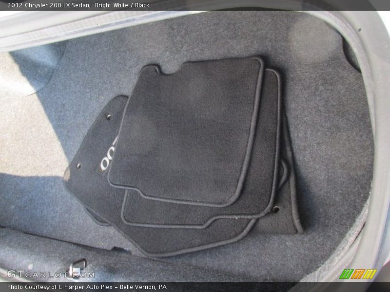 Bright White / Black 2012 Chrysler 200 LX Sedan