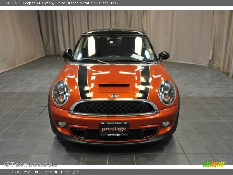 Spice Orange Metallic / Carbon Black 2013 Mini Cooper S Hardtop