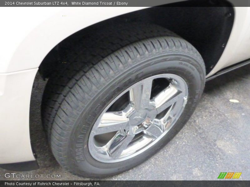 White Diamond Tricoat / Ebony 2014 Chevrolet Suburban LTZ 4x4