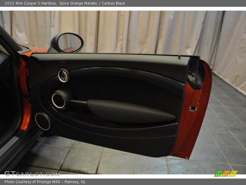 Spice Orange Metallic / Carbon Black 2013 Mini Cooper S Hardtop