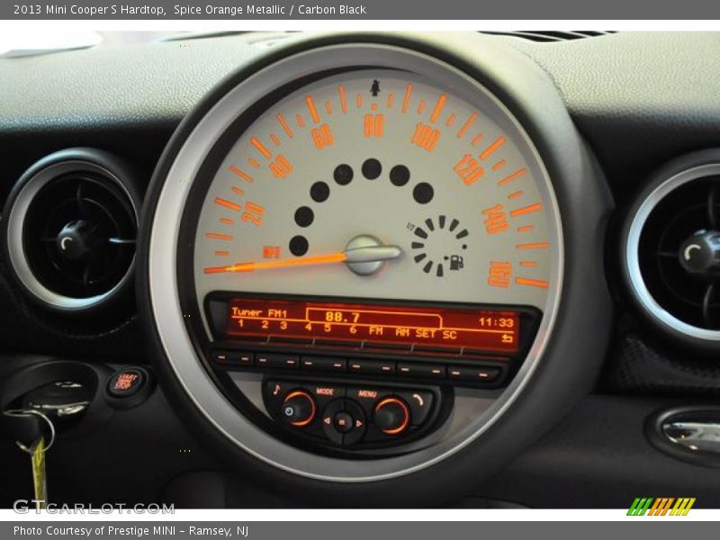Spice Orange Metallic / Carbon Black 2013 Mini Cooper S Hardtop