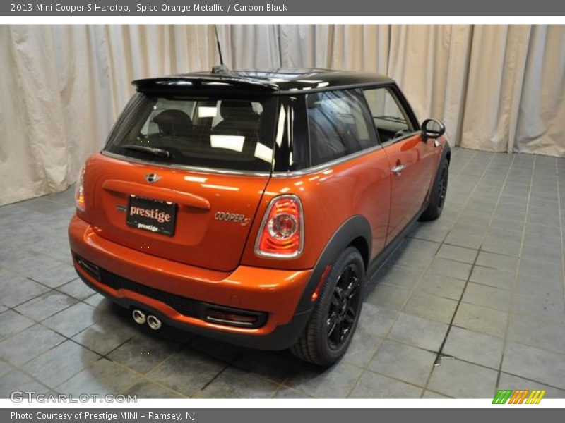 Spice Orange Metallic / Carbon Black 2013 Mini Cooper S Hardtop