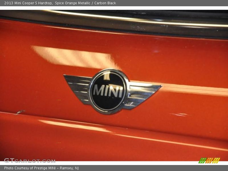 Spice Orange Metallic / Carbon Black 2013 Mini Cooper S Hardtop