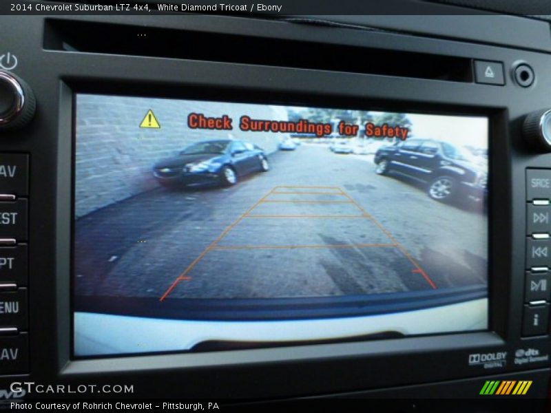 White Diamond Tricoat / Ebony 2014 Chevrolet Suburban LTZ 4x4