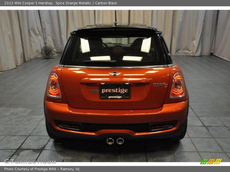 Spice Orange Metallic / Carbon Black 2013 Mini Cooper S Hardtop