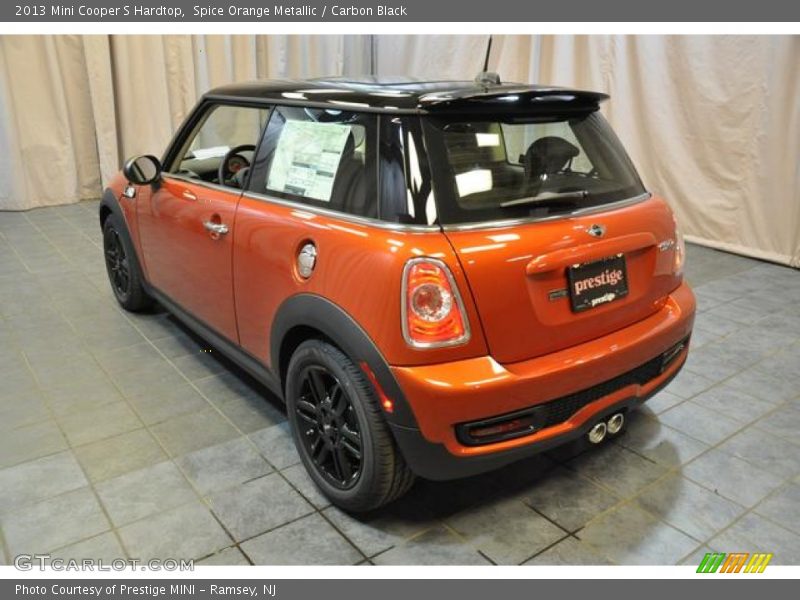 Spice Orange Metallic / Carbon Black 2013 Mini Cooper S Hardtop