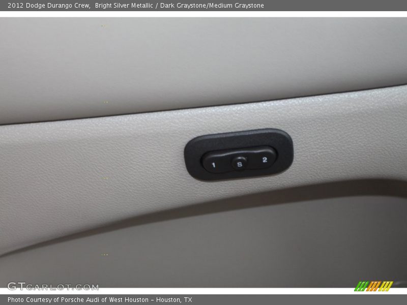 Bright Silver Metallic / Dark Graystone/Medium Graystone 2012 Dodge Durango Crew