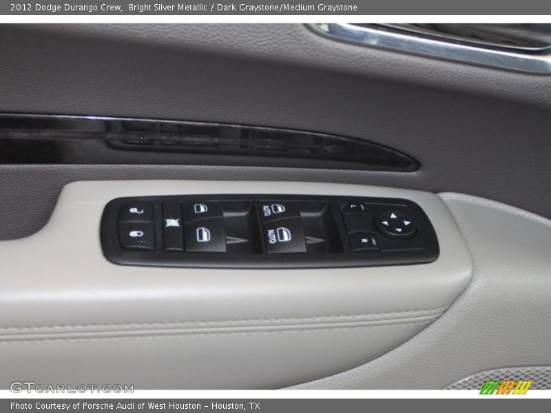 Bright Silver Metallic / Dark Graystone/Medium Graystone 2012 Dodge Durango Crew