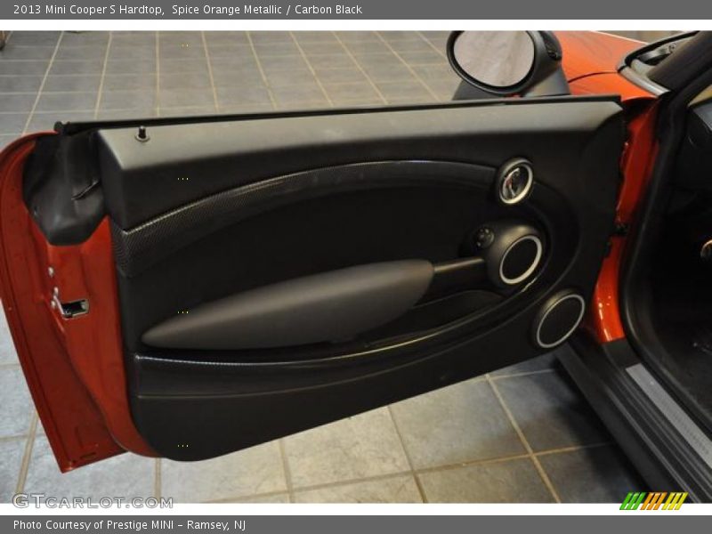 Spice Orange Metallic / Carbon Black 2013 Mini Cooper S Hardtop