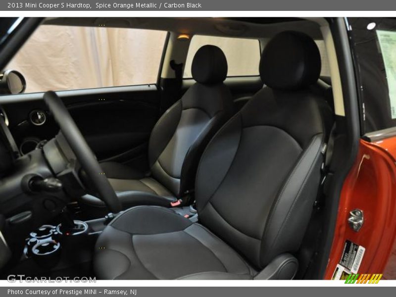 Spice Orange Metallic / Carbon Black 2013 Mini Cooper S Hardtop