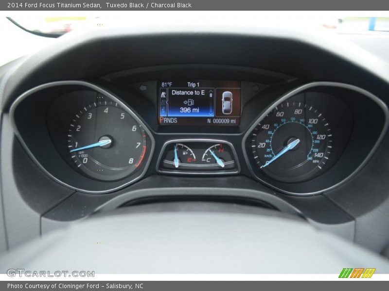 2014 Focus Titanium Sedan Titanium Sedan Gauges