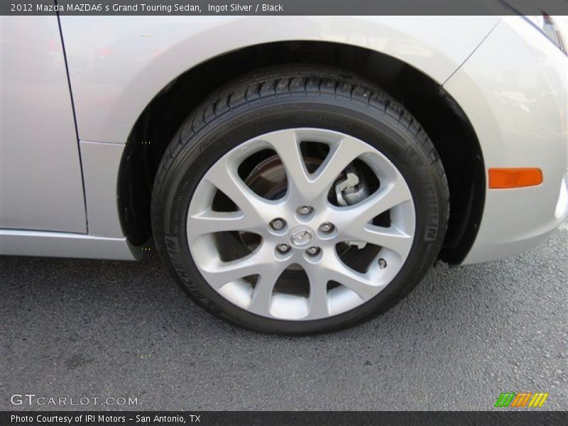 Ingot Silver / Black 2012 Mazda MAZDA6 s Grand Touring Sedan