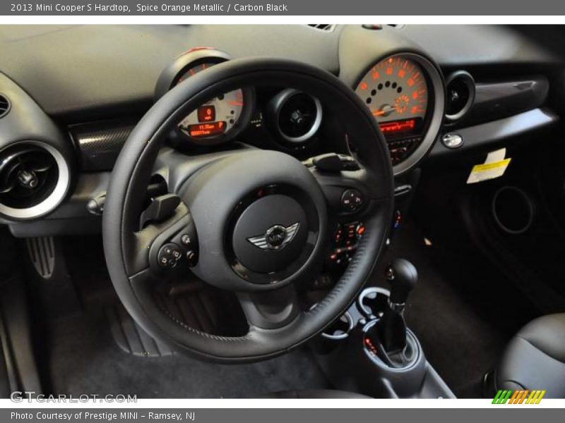 Spice Orange Metallic / Carbon Black 2013 Mini Cooper S Hardtop