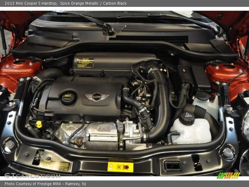 Spice Orange Metallic / Carbon Black 2013 Mini Cooper S Hardtop
