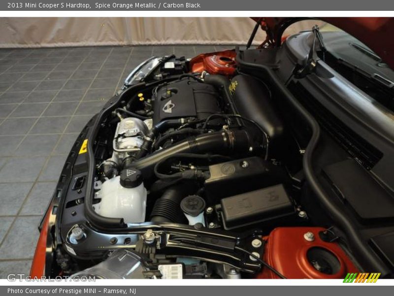 Spice Orange Metallic / Carbon Black 2013 Mini Cooper S Hardtop