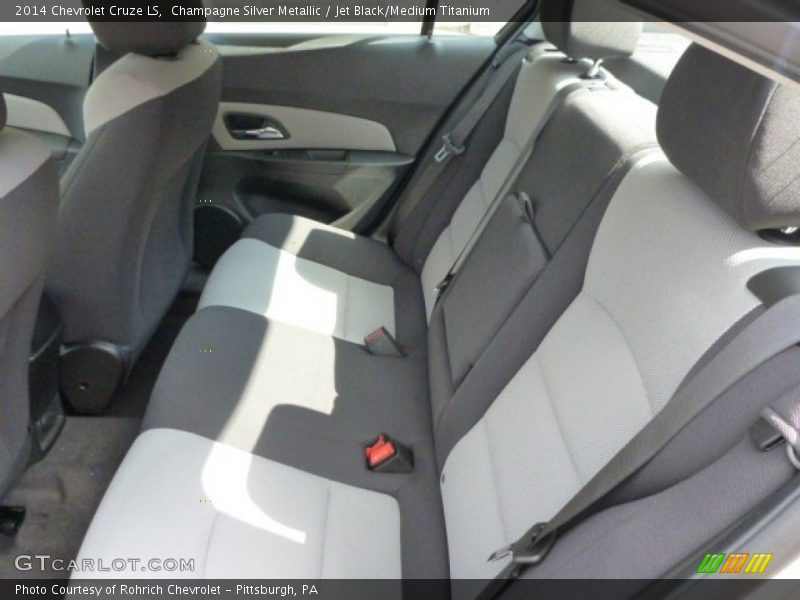 Champagne Silver Metallic / Jet Black/Medium Titanium 2014 Chevrolet Cruze LS