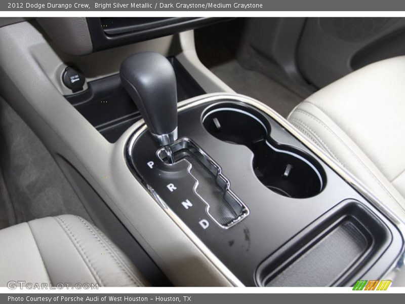 Bright Silver Metallic / Dark Graystone/Medium Graystone 2012 Dodge Durango Crew