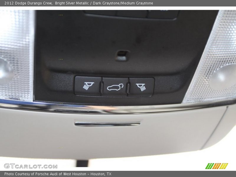 Bright Silver Metallic / Dark Graystone/Medium Graystone 2012 Dodge Durango Crew