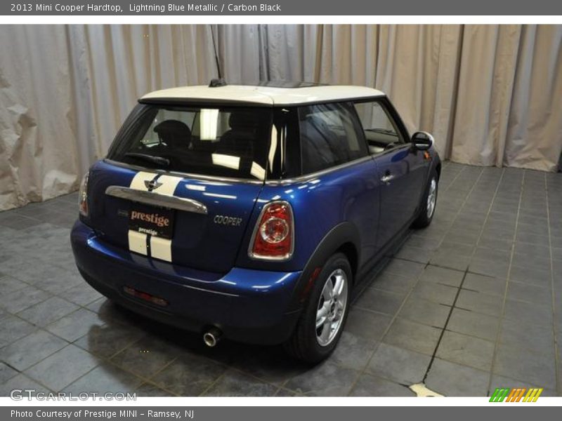 Lightning Blue Metallic / Carbon Black 2013 Mini Cooper Hardtop