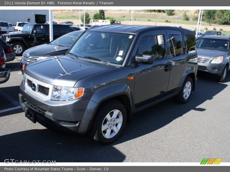 Polished Metal Metallic / Titanium 2011 Honda Element EX 4WD