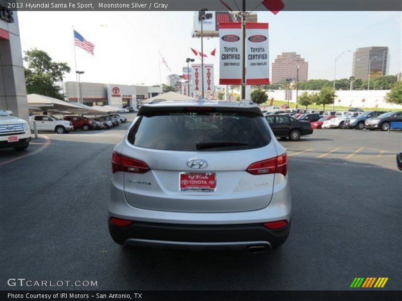 Moonstone Silver / Gray 2013 Hyundai Santa Fe Sport