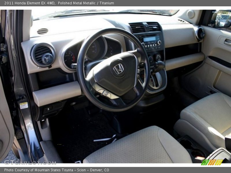 Polished Metal Metallic / Titanium 2011 Honda Element EX 4WD