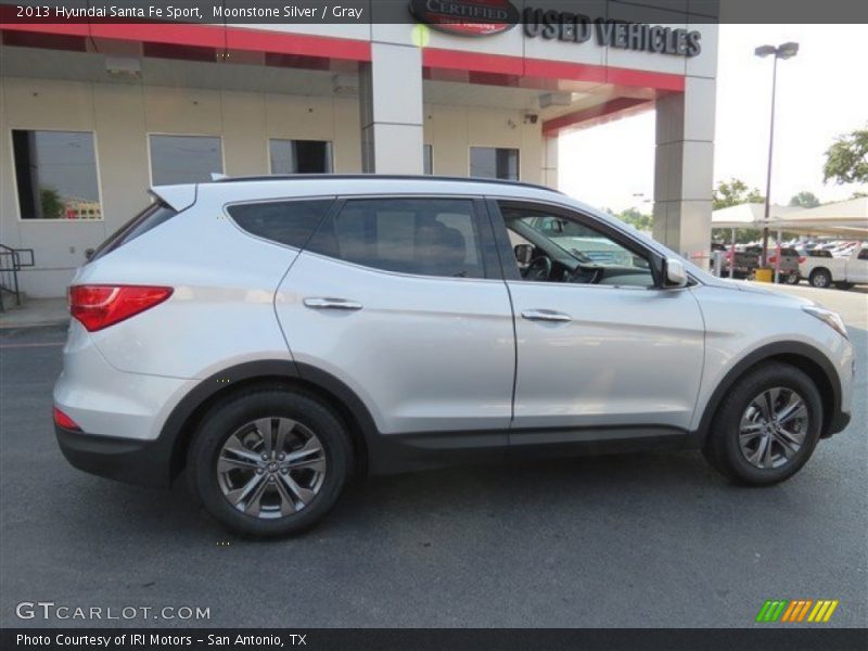 Moonstone Silver / Gray 2013 Hyundai Santa Fe Sport