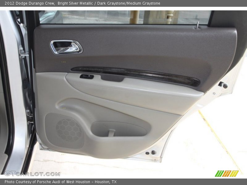 Bright Silver Metallic / Dark Graystone/Medium Graystone 2012 Dodge Durango Crew